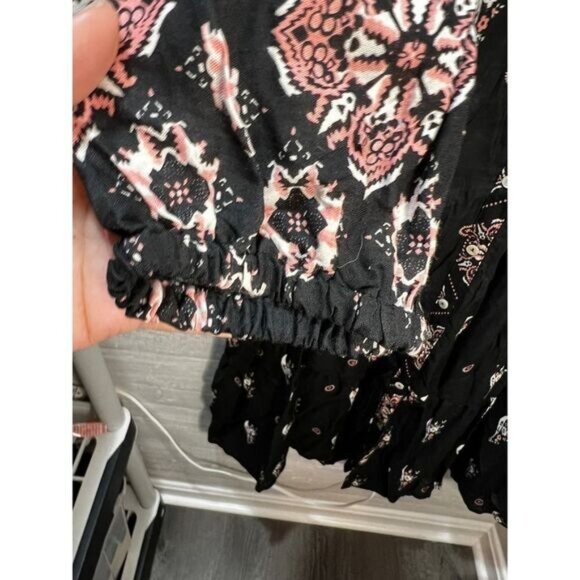 Button-Front Scarf Print Maxi Dress‎ Size XXL - Picture 5 of 7